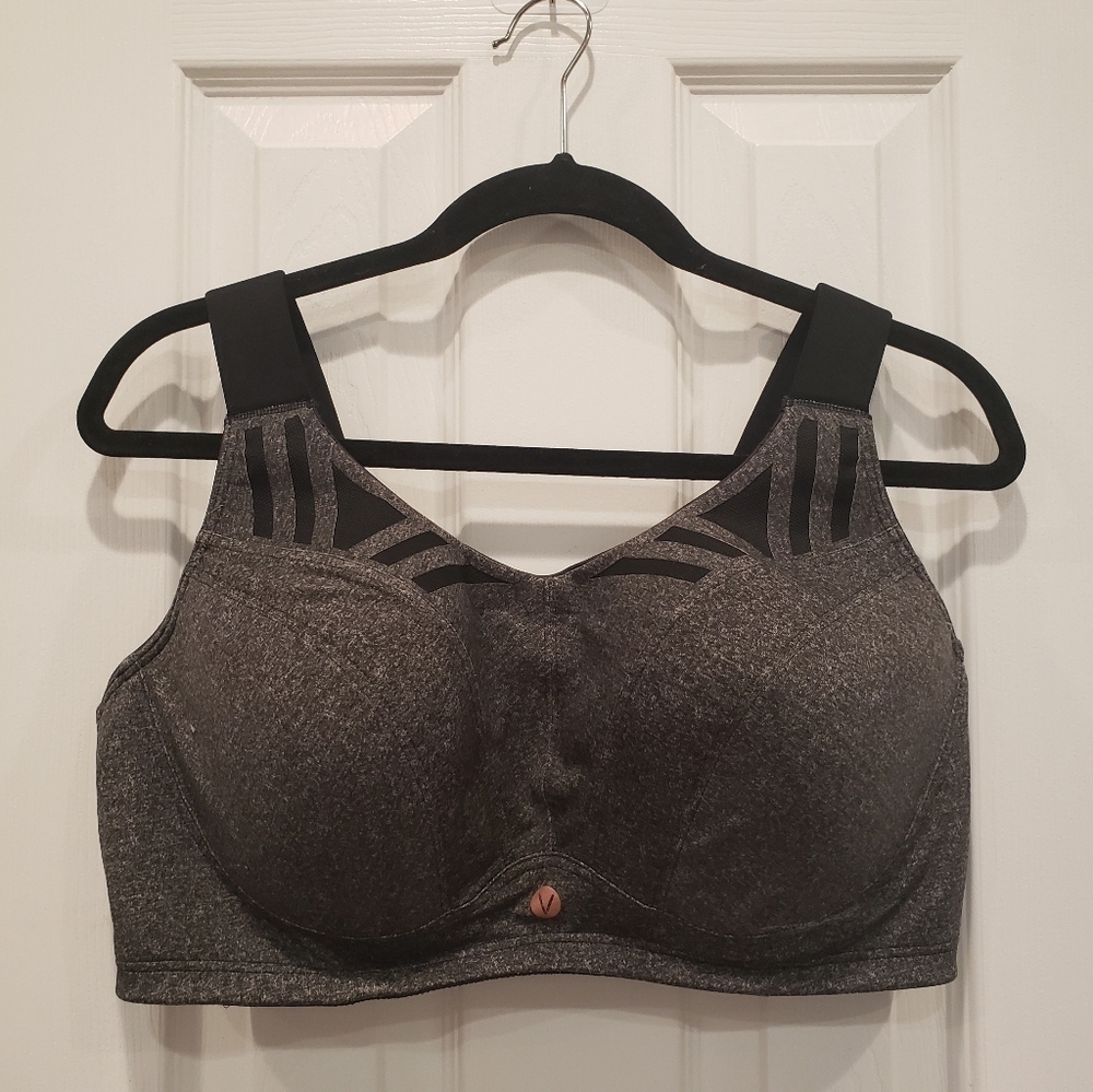 Livi Active Max Black Support Underwire Sports Bra - 42DDD
